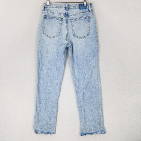 Abercrombie Fitch Jeans Womens 26 2 Short Blue 90s Baggy Curve Love Low Rise - Picture 8 of 13